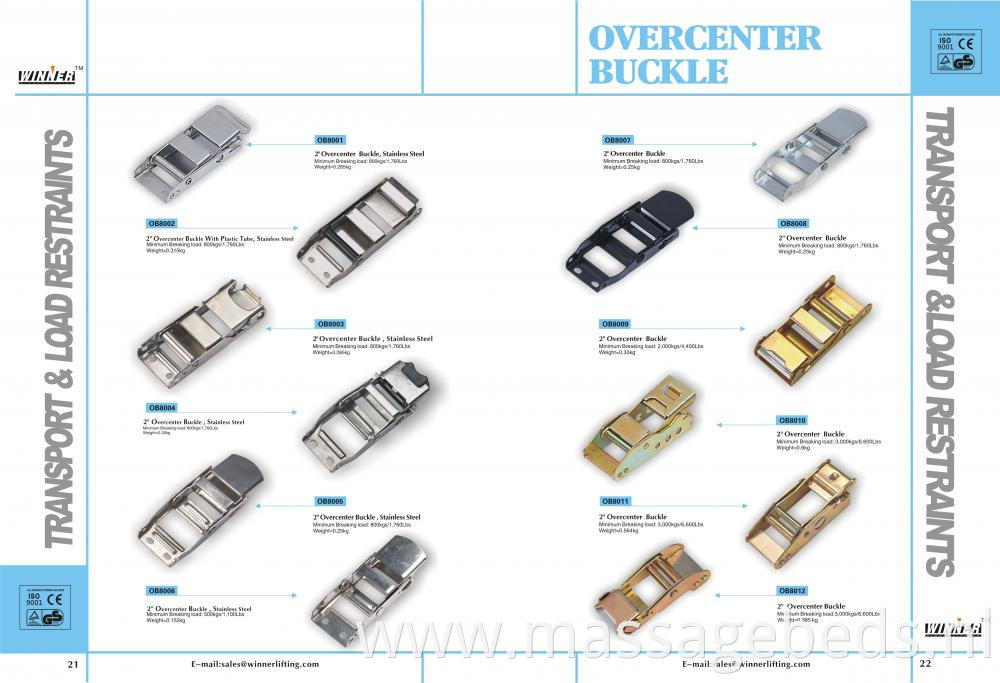 Over-Center Buckles Catalog